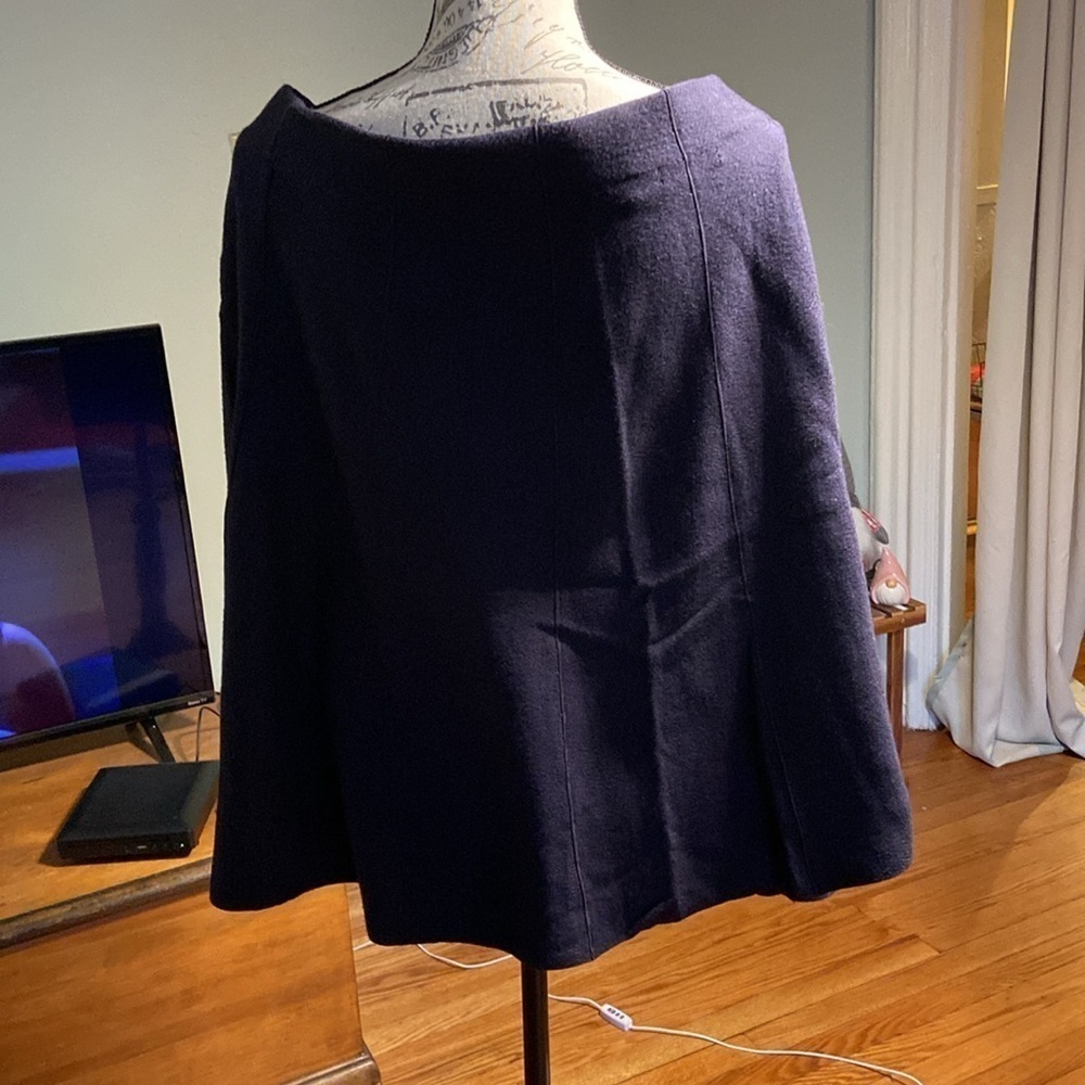 Nic+Zoe A-line Skirt Navy SIZE 2X